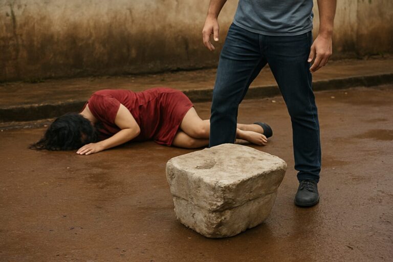 Homem é preso após agredir companheira com concreto em Unaí