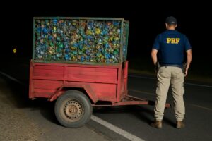 Homem é preso com carretinha adulterada na LMG-638 em Unaí