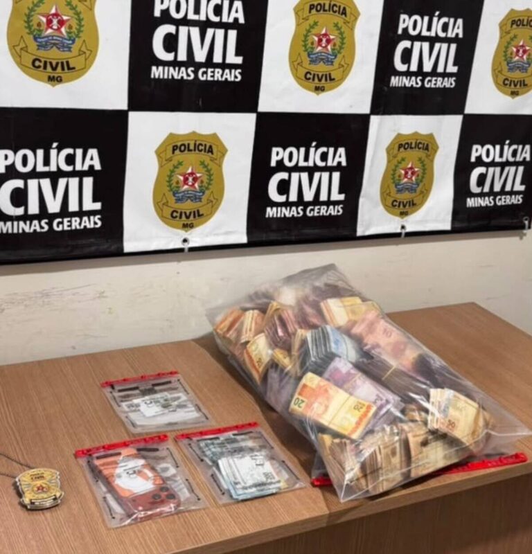 Homem é preso com quase R$ 100 mil em Unaí