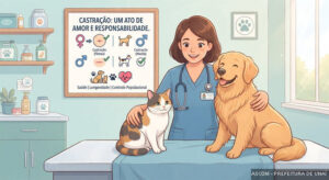 PMU/Amnor abrem 350 vagas para castração de cães e gatos