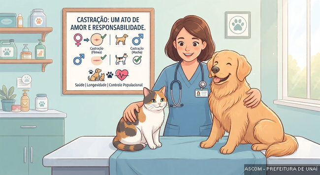 PMU/Amnor abrem 350 vagas para castração de cães e gatos