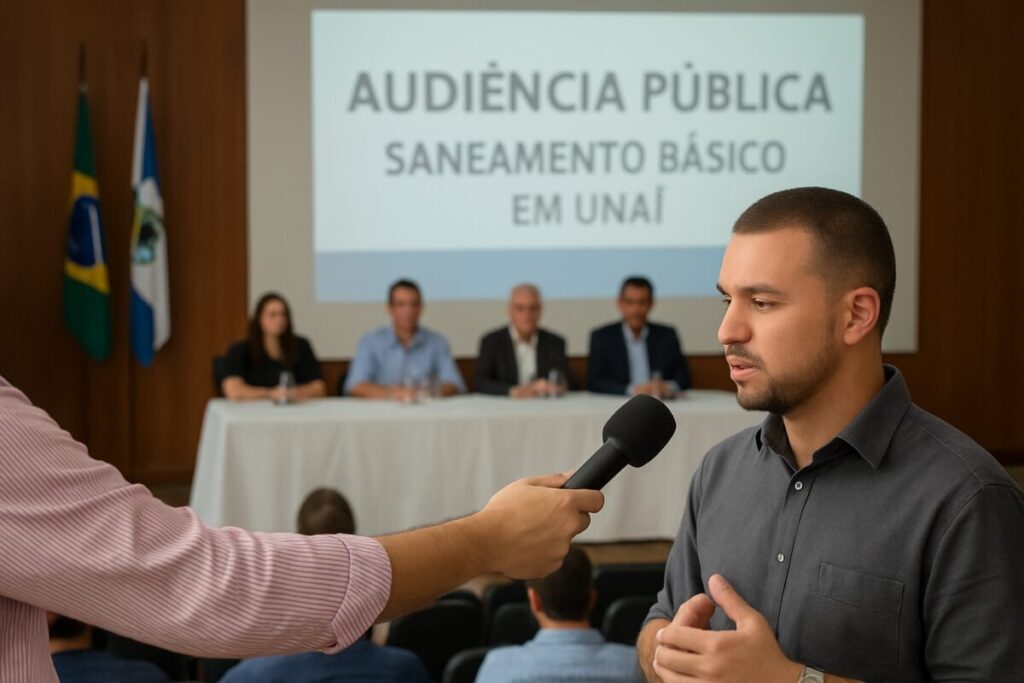 Audiência pública debate futuro do saneamento básico em Unaí